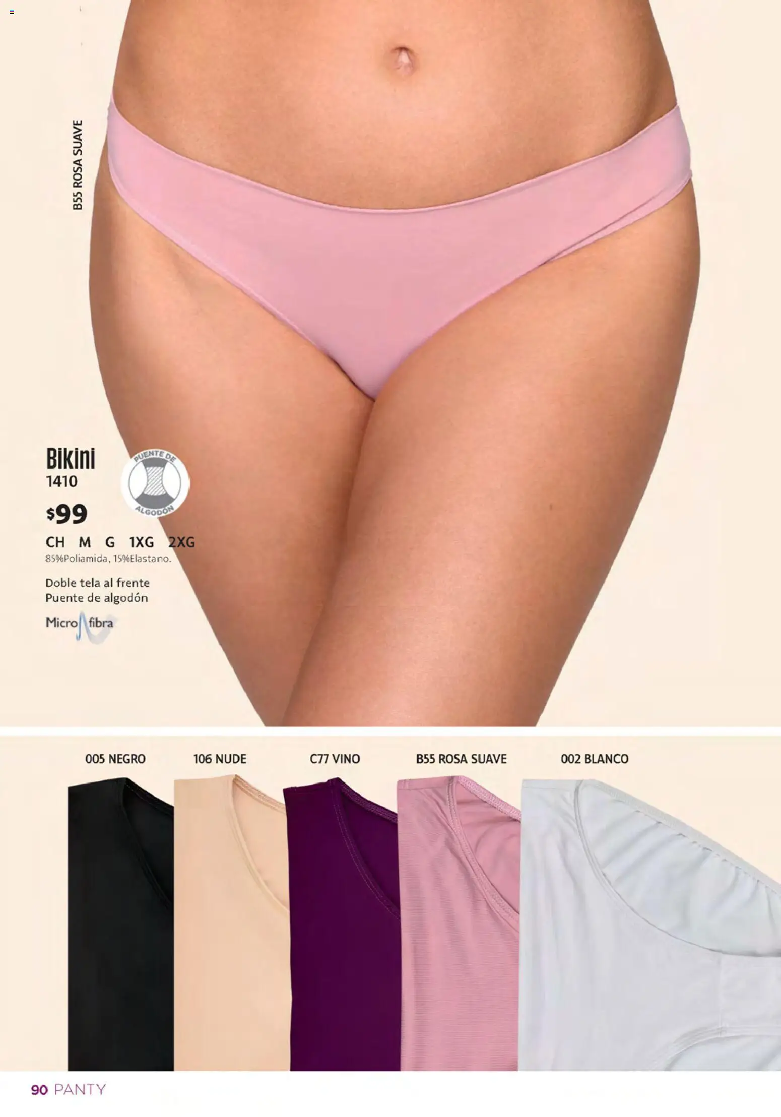 Nuevas ofertas de Ilusión válidas en toda la República Mexicana desde el 01/09/2026. ¡Encuentra las mejores ofertas en Ilusión catálogo Otoño! | Página: 92 | Productos: Algodón, Vino, Bikini