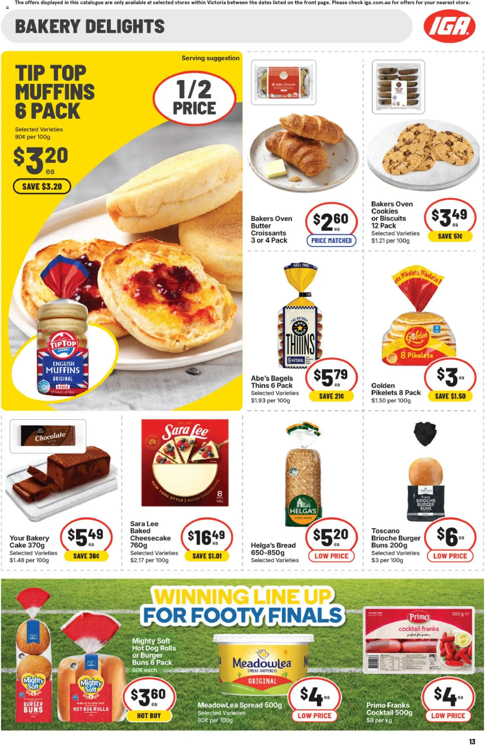 IGA catalogue - valid from 30/09/2026 | Page: 12 | Products: Protein, Sauce, Cheddar, Freezer