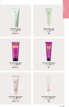 Preview of Avon weekly ads valid from 20.05.2026 | Page: 117 | Products: Fragrance, Hand cream, Cream