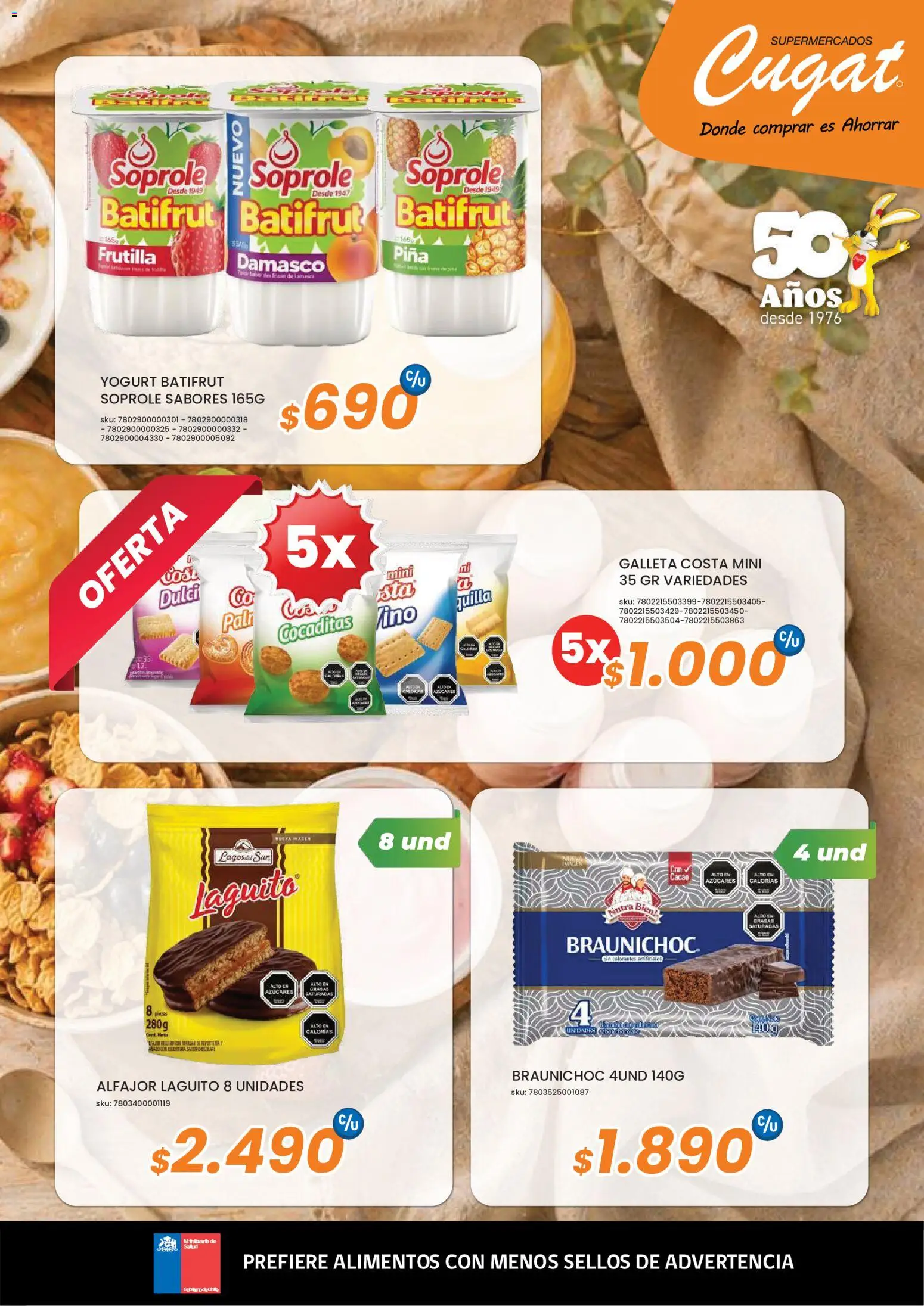 Cugat Ofertas  │ válido desde el 04.05.2026 | Página: 19 | Productos: Alfajor, Cacao, Frutilla, Piña