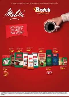 Bistek Supermercados ofertas Melitta - Pré-Visualização do folheto da loja Bistek Supermercados, válido de 09/09/2026