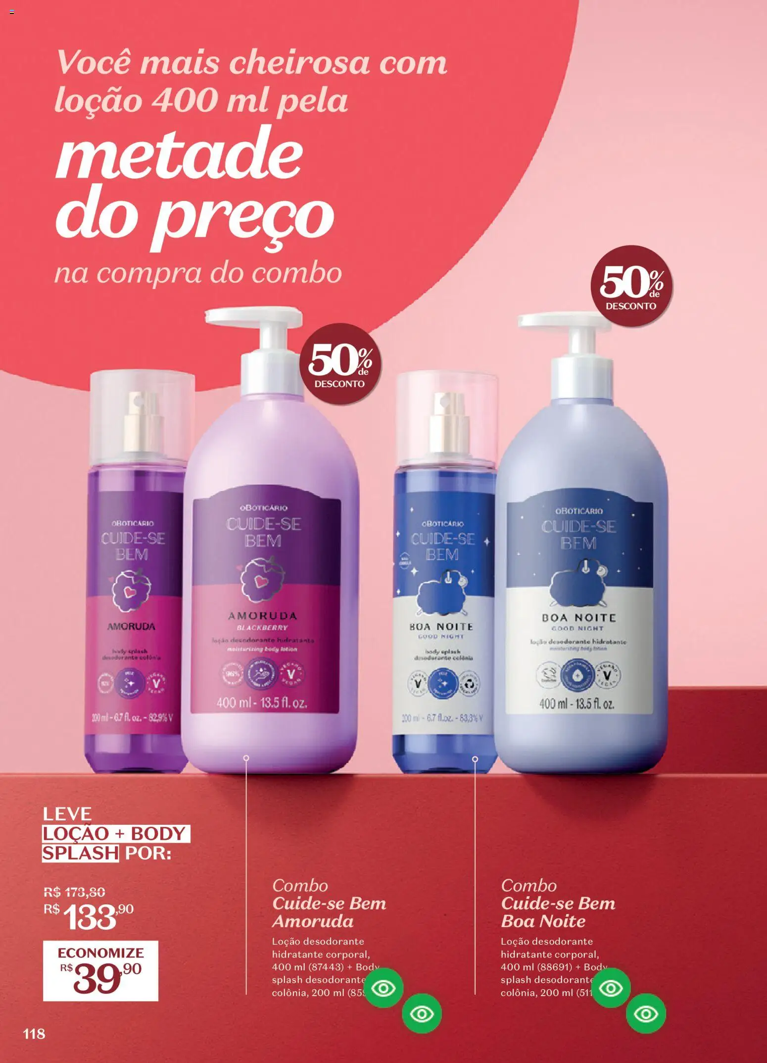 O Boticário Folheto - válido de 10/08/2026 | Página: 122 | Produtos: Desodorante, Body
