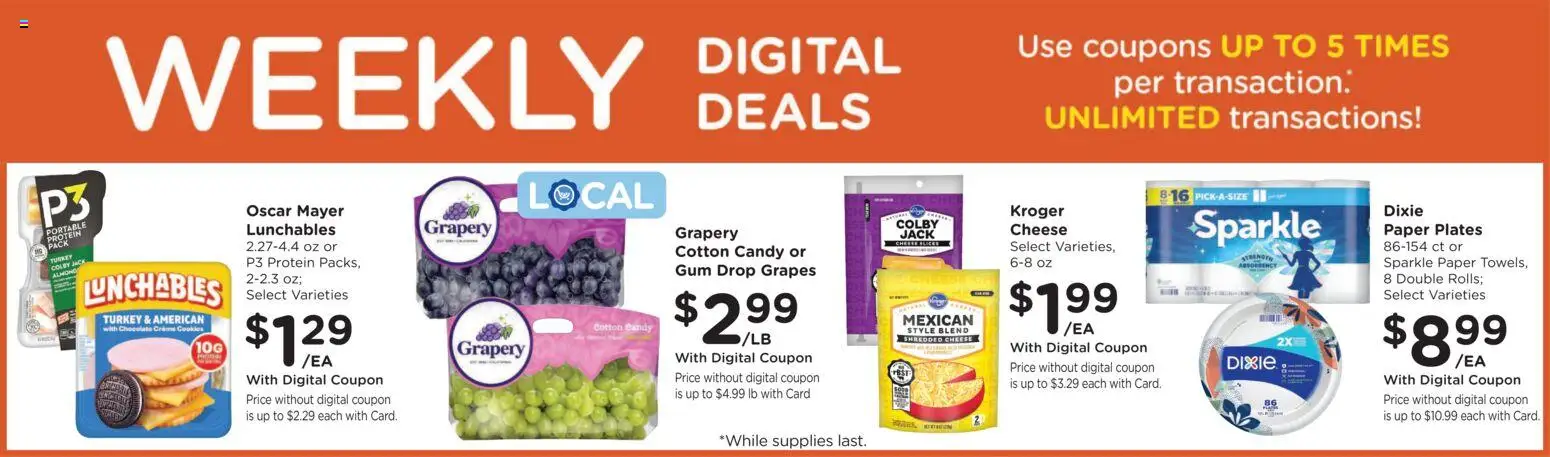 Ralphs Weekly Ad - valid from 08/26/2026 | Page: 2 | Products: Candy, Cheese, Protein, Paper plates