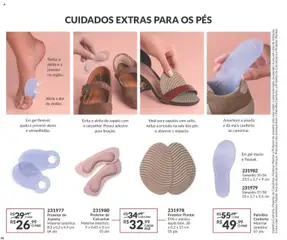 Avon - Campanha 15/16: Casa & Estilo - Pré-Visualização do folheto da loja Avon, válido de 21/09/2026 | Página: 74 | Produtos: Sapatos, Protetor de calcanhar, Palmilha