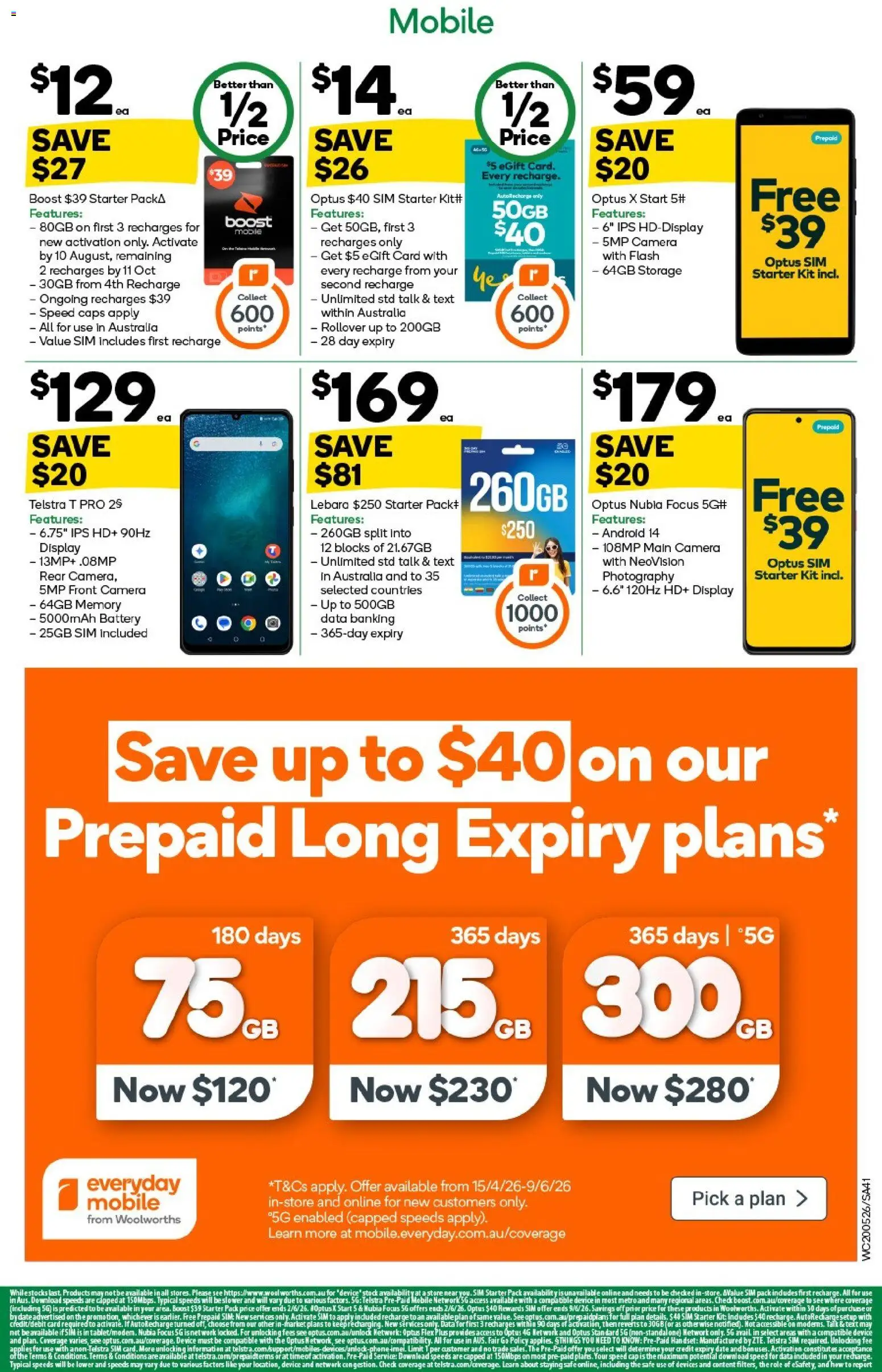 Woolworths catalogue - valid from 20.05.2026 | Page: 39 | Products: Date, Cap, Camera, Mobile
