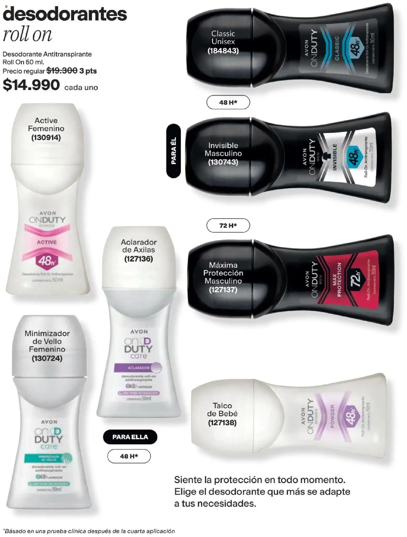 Avon revista - valida desde el 15/07/2026 | Página: 162 | Productos: Desodorante, Antitranspirante
