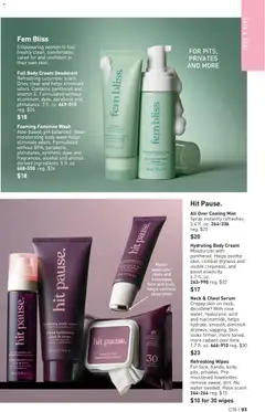Preview of Avon weekly ads valid from 09/09/2026 | Page: 93 | Products: Vitamin, Cucumber, Alcohol, Cream