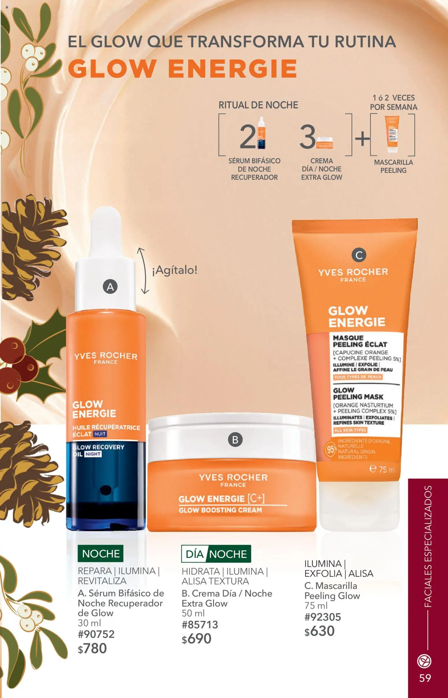 Nuevas ofertas de Yves Rocher válidas en toda la República Mexicana desde el 27/10/2026. ¡Encuentra las mejores ofertas en Yves Rocher campaña 15 2026! | Página: 59
