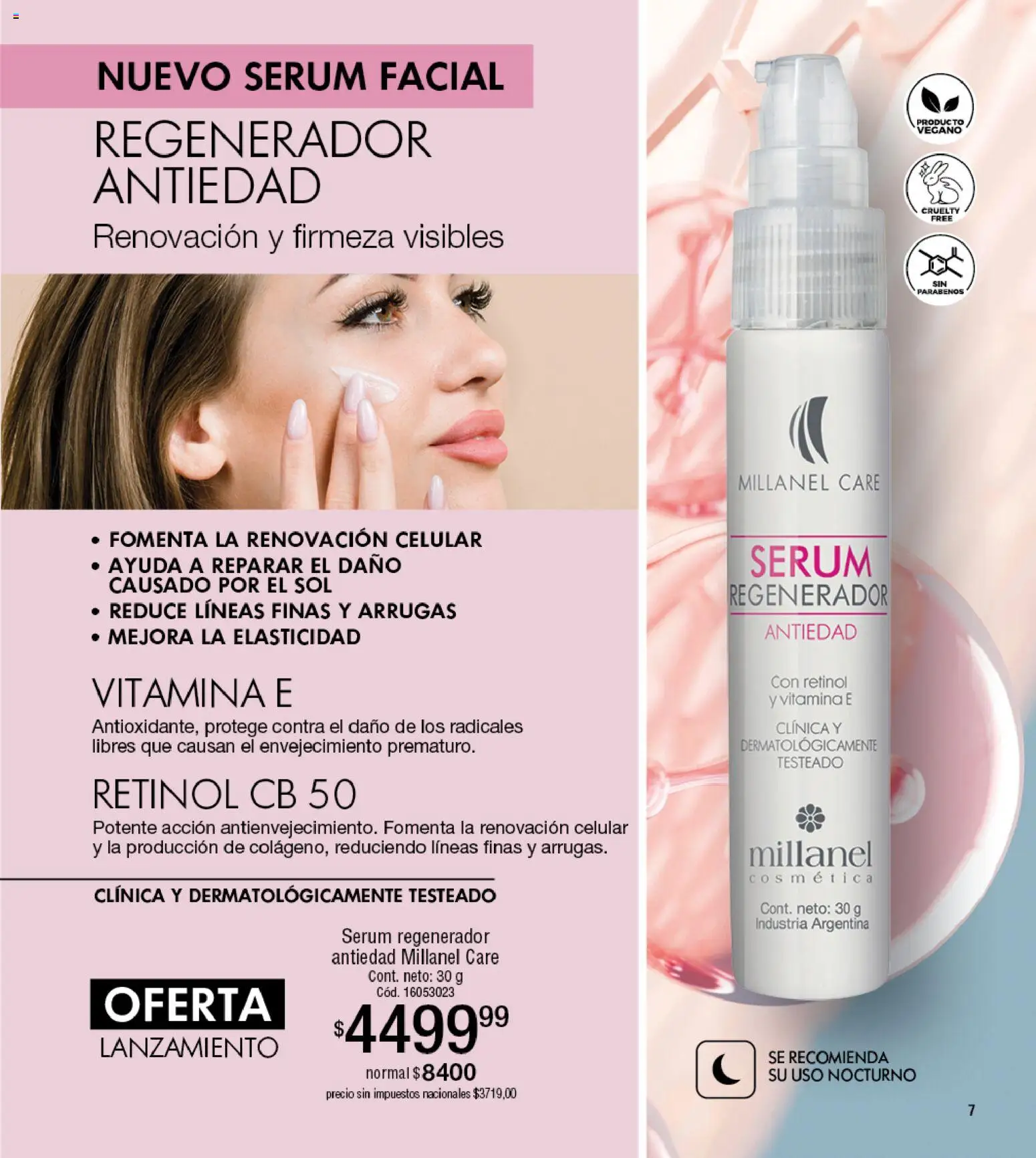 Millanel - Catálogo │ válido desde el 27.04.2026 | Página: 7 | Productos: Serum