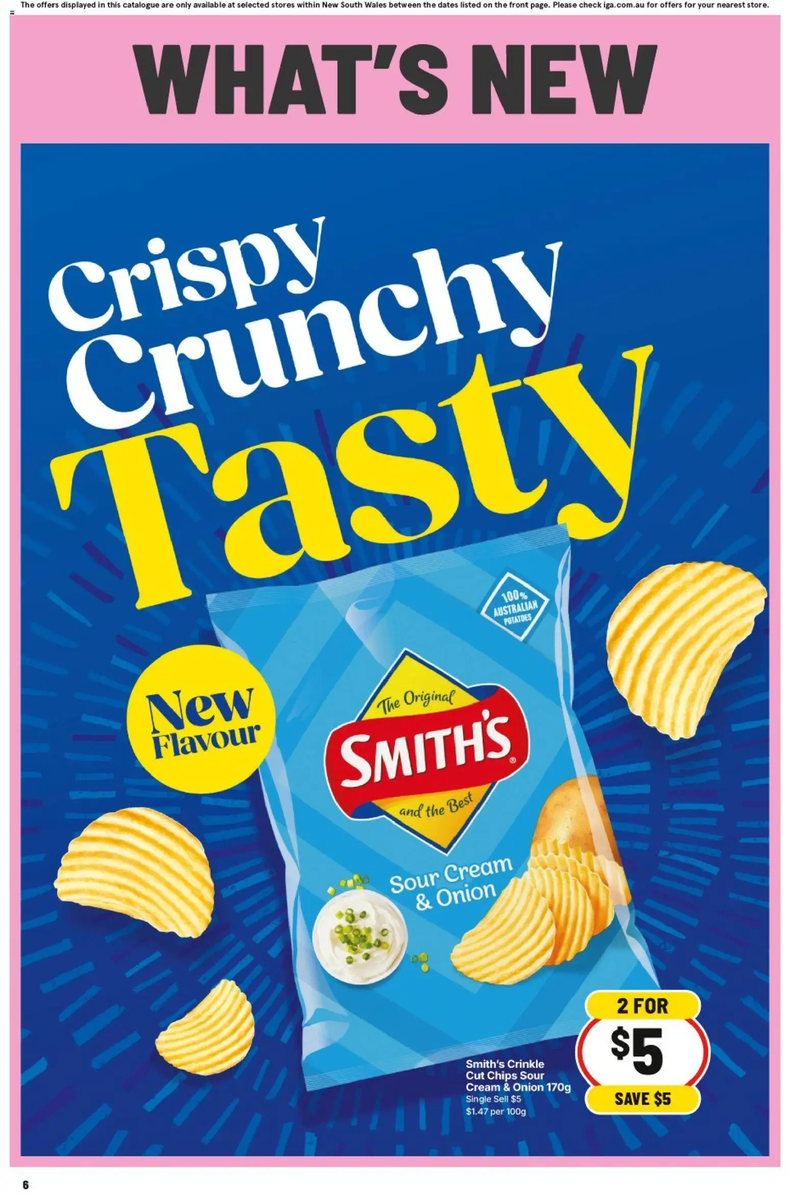 IGA catalogue - valid from 16/09/2026 | Page: 7 | Products: Sour cream, Chips, Potatoes, Onion