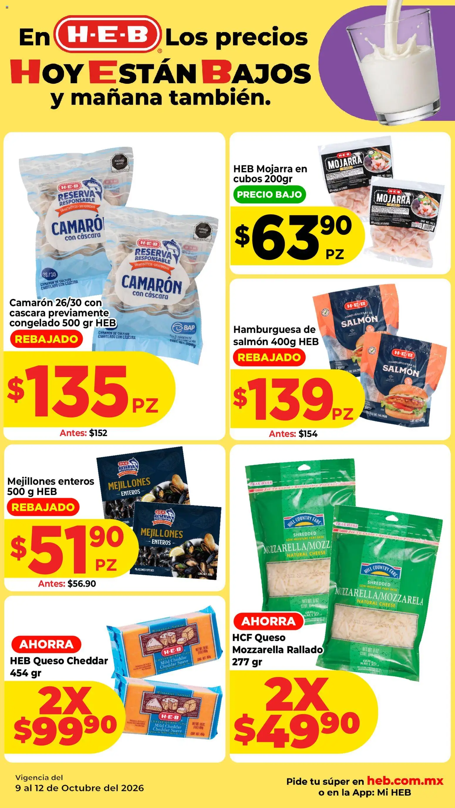 Nuevas ofertas de H-E-B válidas en toda la República Mexicana desde el 09/10/2026. ¡Encuentra las mejores ofertas en H-E-B folleto! | Página: 7