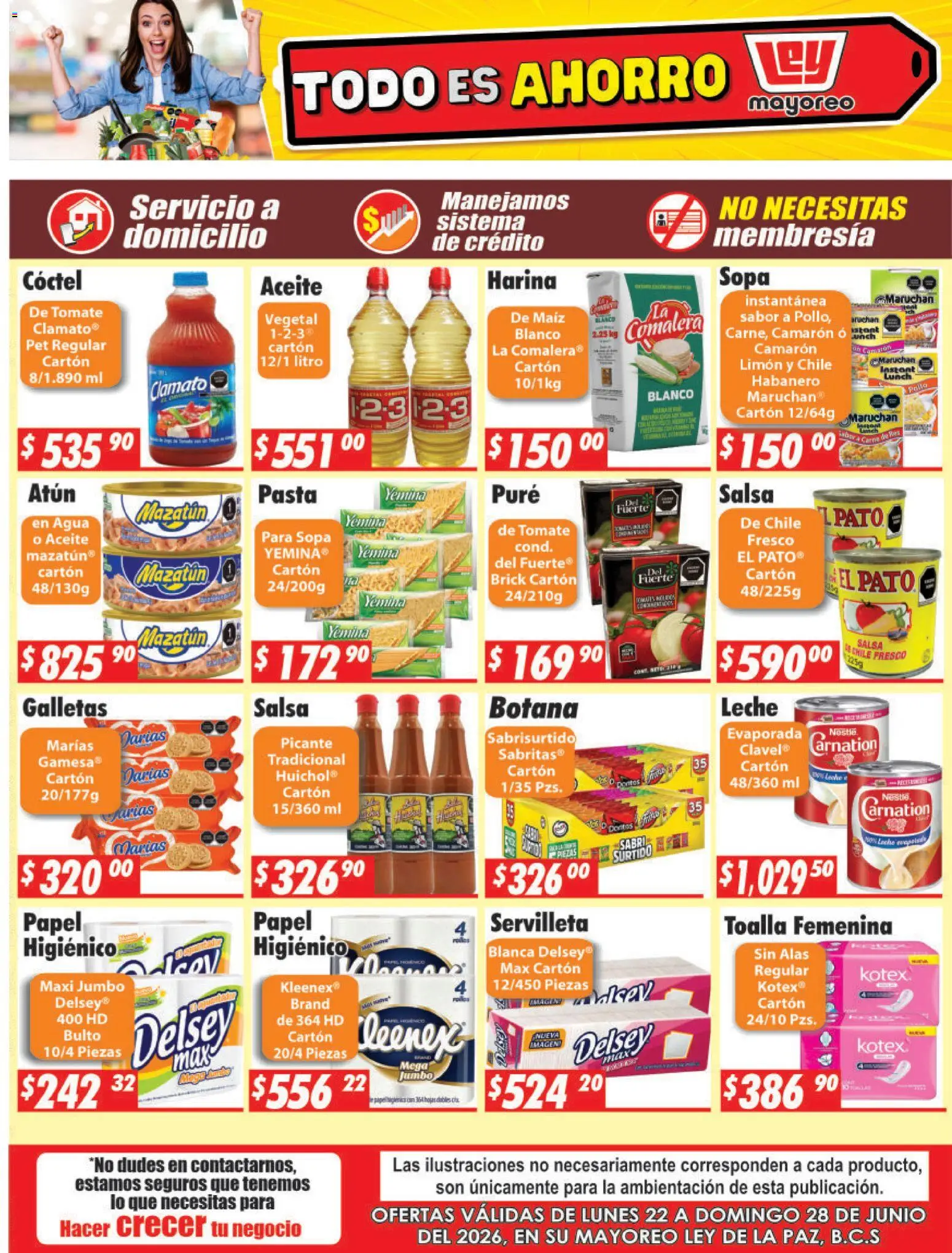 Nuevas ofertas de Casa Ley válidas en toda la República Mexicana desde el 22/06/2026. ¡Encuentra las mejores ofertas en Casa Ley folleto La Paz! | Página: 2
