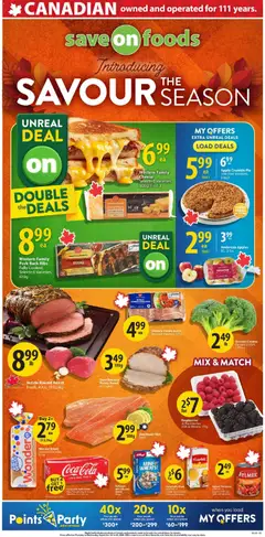 Preview of Save on foods weekly flyer / circulaire from shop Save on foods valid from Sep 24, 2026