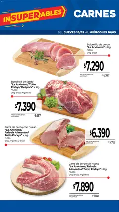 Vista previa La Anonima - Frescos válido desde el 10/09/2026 | Página: 3 | Productos: Bondiola de cerdo, Cerdo