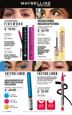 Vista previa de folleto Azzorti catálogo - Campaña 12 de la Azzorti válido desde 27/07/2026 | Página: 142 | Productos: Máscara, Delineador