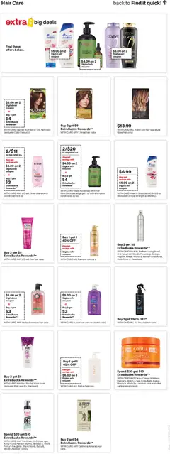 Preview of CVS Pharmacy weekly ads valid from 09/06/2026 | Page: 12 | Products: Shampoo, Conditioner, Cream, Watch