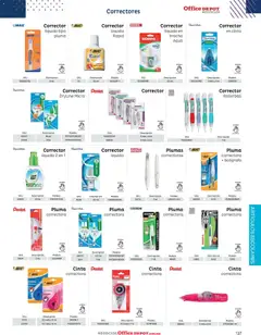 Vista previa de Office Depot catálogo 2026, nuevo folleto de la tienda, válido en México a partir del 12/01/2026 | Página: 139 | Productos: Cinta, Corrector