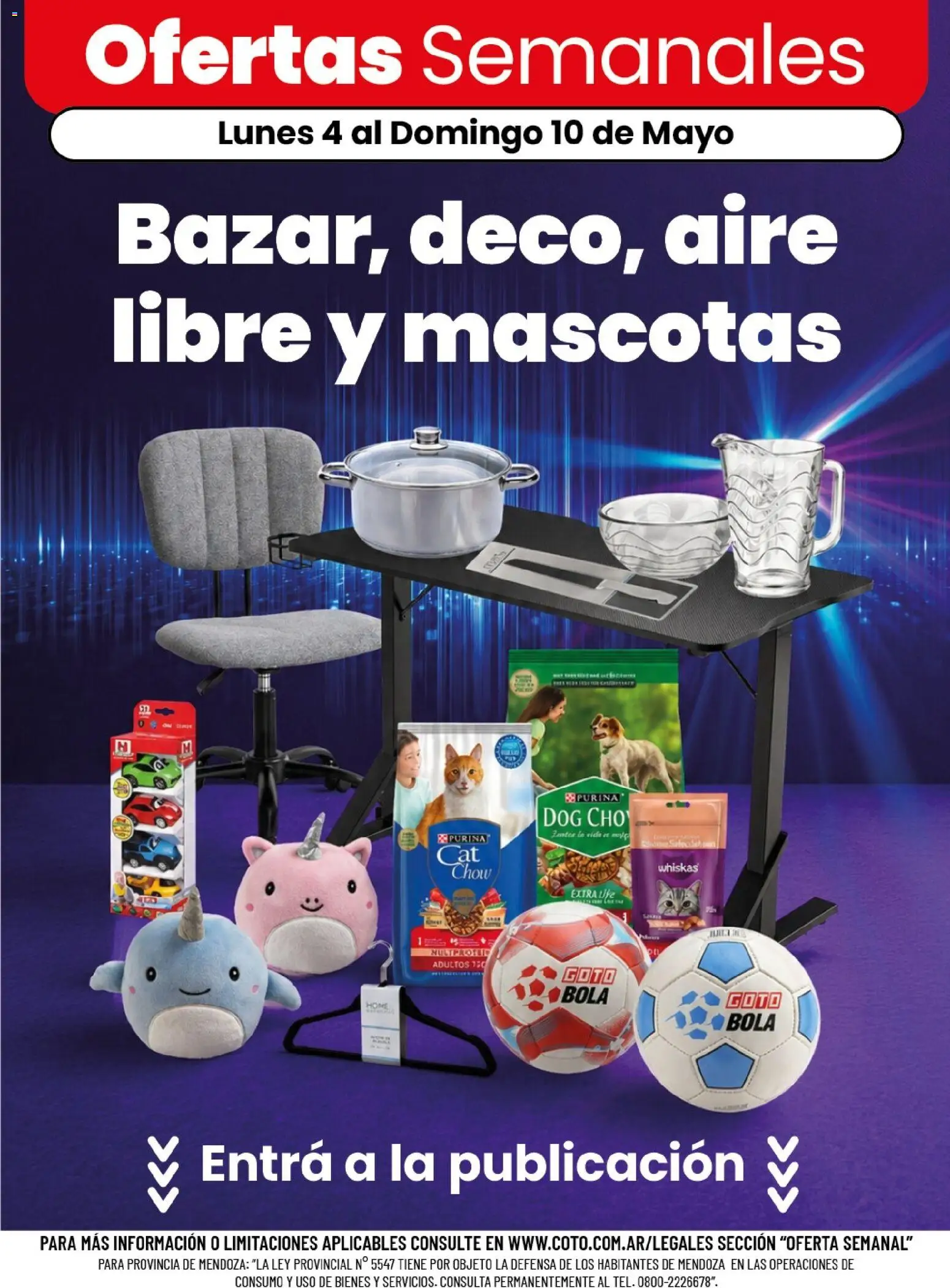 Coto - Ofertas Bazar, deco, aire libre y mascotas │ válido desde el 04.05.2026 | Página: 1