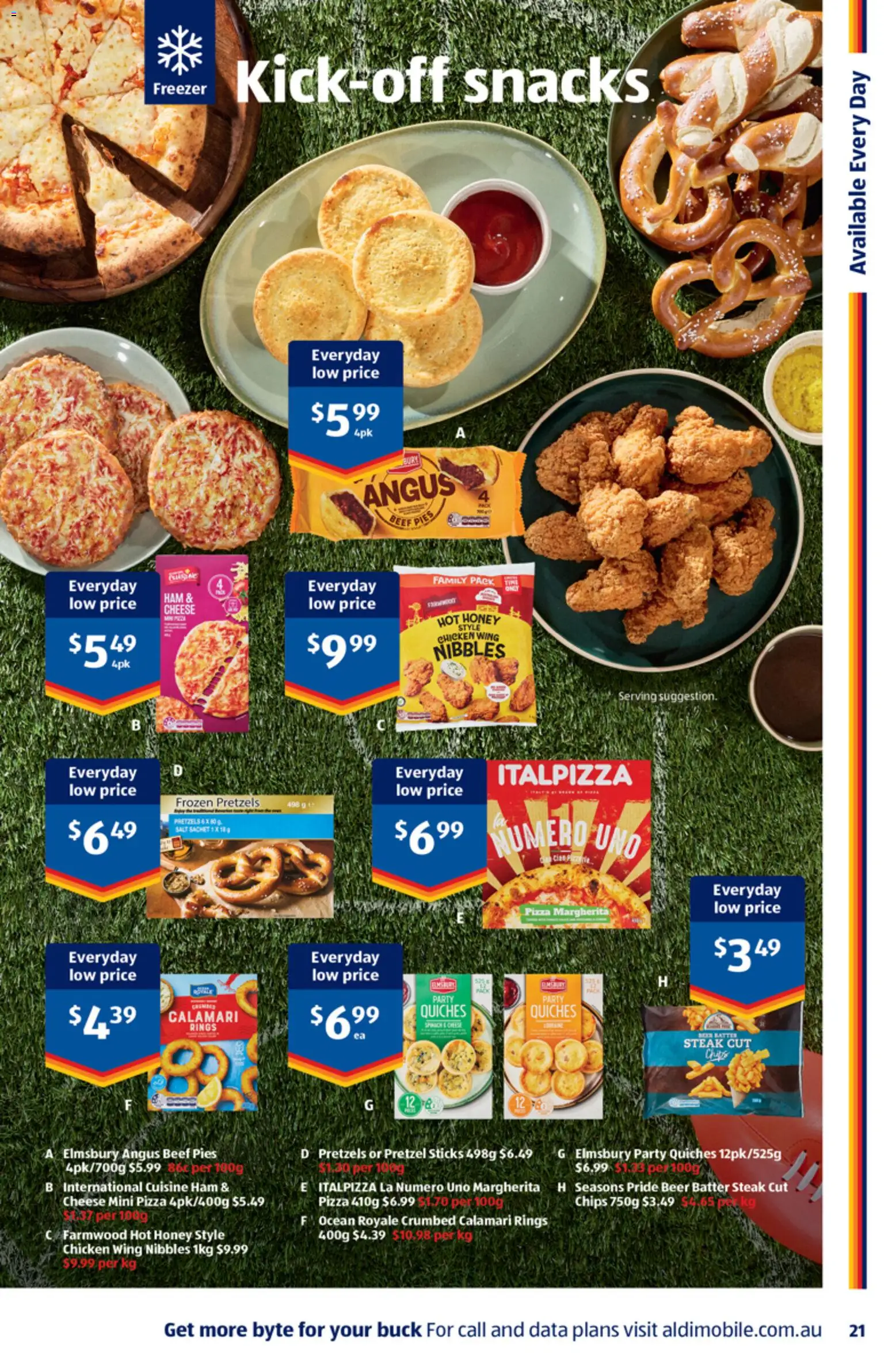 Aldi catalogue - valid from 30/09/2026 | Page: 21 | Products: Cheese, Beef, Pretzels, Pies