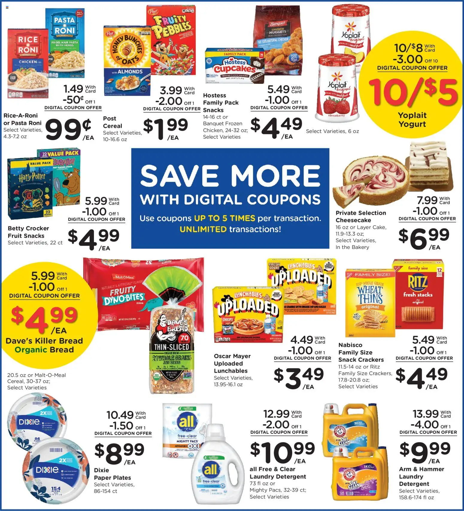 Dillons Weekly Ad - valid from 07/15/2026 | Page: 7 | Products: Hammer, Detergent, Pasta, Cheesecake