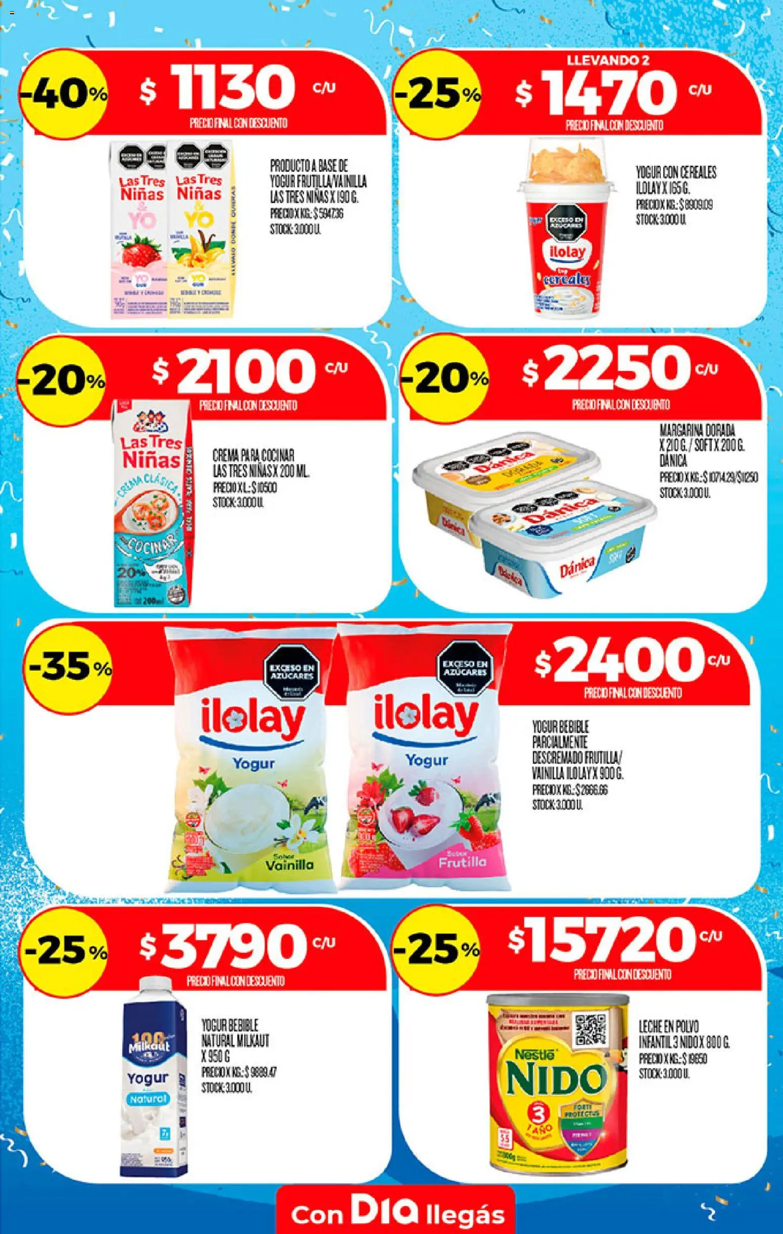 Supermercado DIA Ofertas │ válido desde el 01/07/2026 | Página: 14 | Productos: Frutilla, Polvo, Yogur, Crema