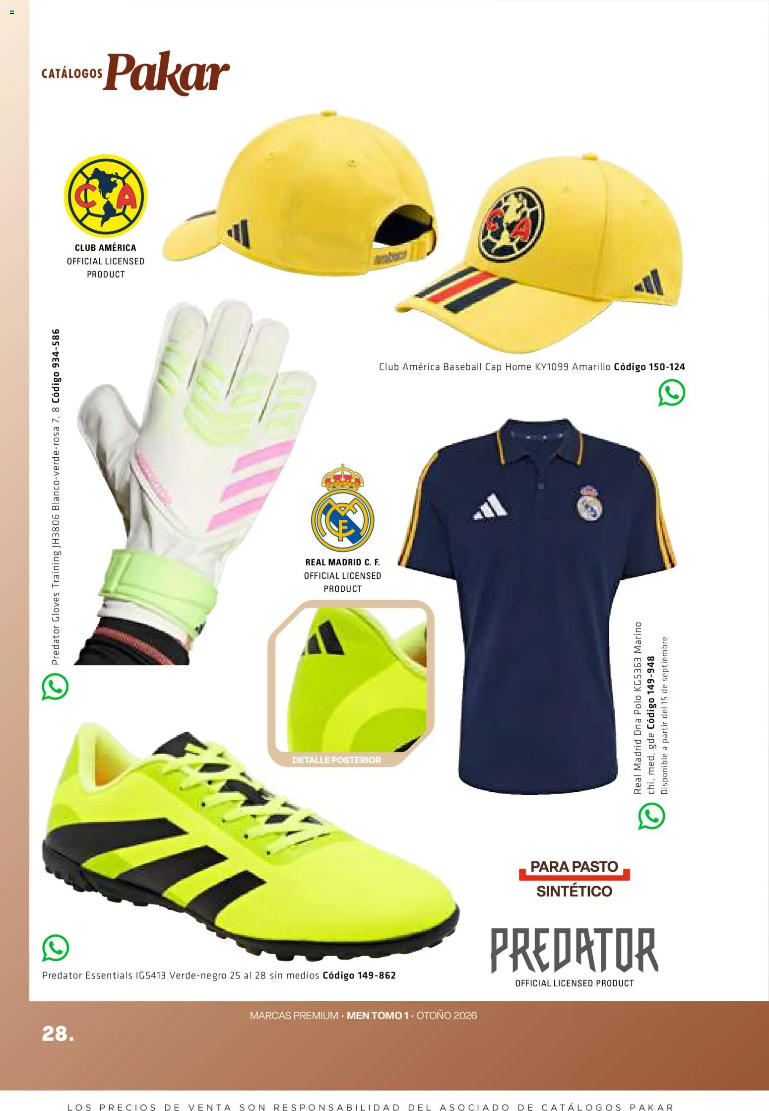 Nuevas ofertas de SC Pakar válidas en toda la República Mexicana desde el 28/08/2026. ¡Encuentra las mejores ofertas en SC Pakar catálogo Premium Men Tomo 1! | Página: 28