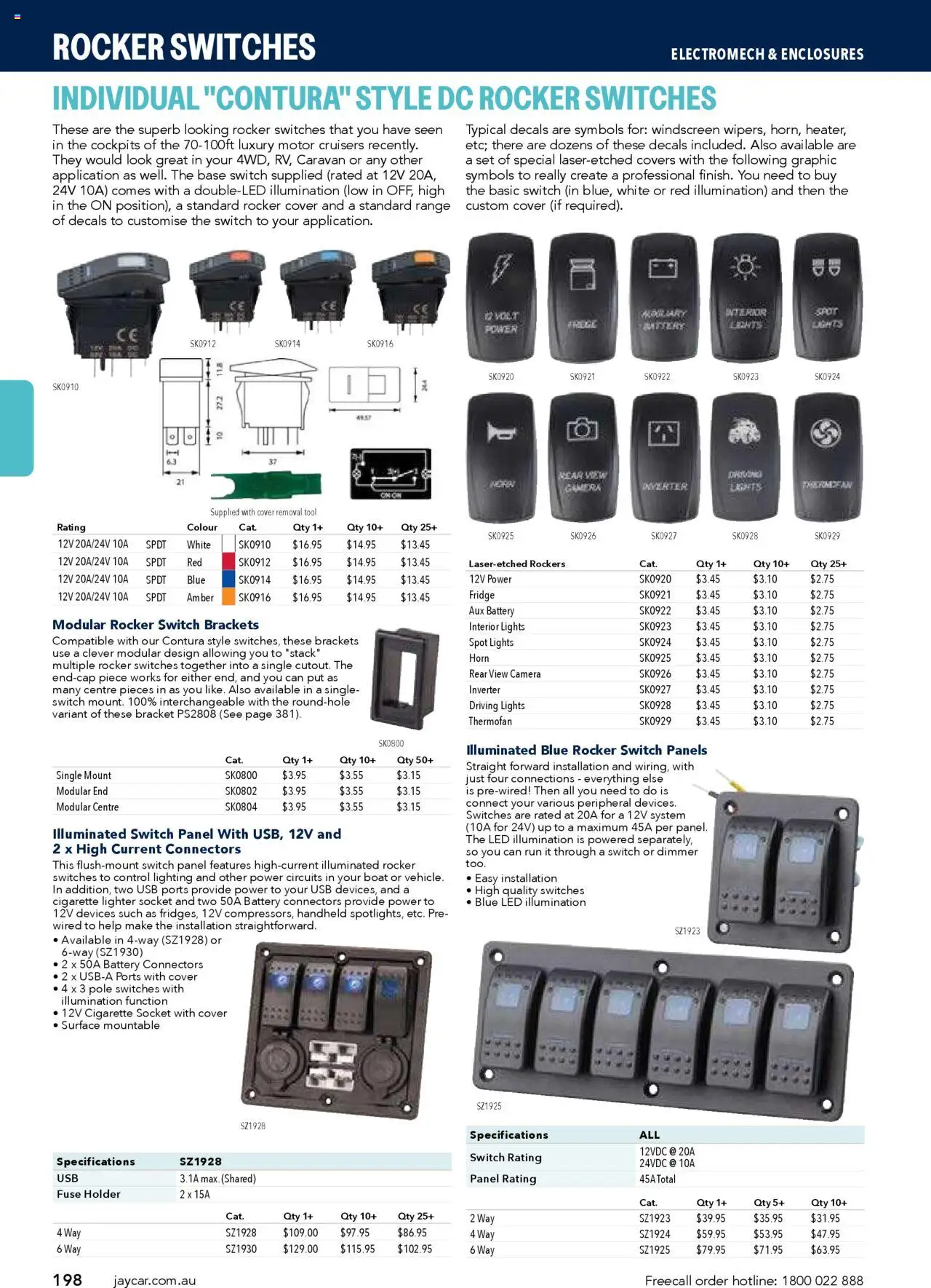 Jaycar catalogue - valid from 09/07/2025 | Page: 198 | Products: Socket, Battery, Camera, Fridge