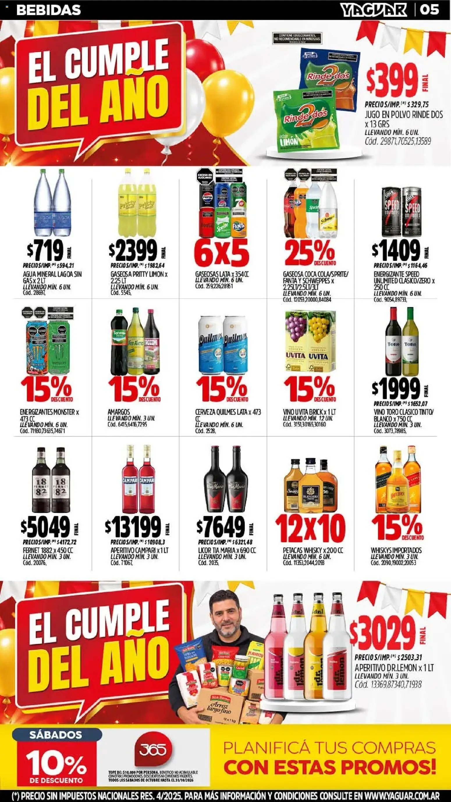 Yaguar - Oferta Semanal Córdoba │ válido desde el 05/10/2026 | Página: 3