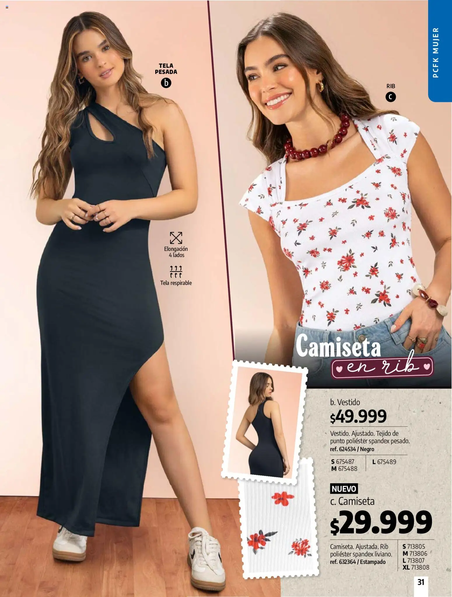 Pacifika revista - valida desde el 21/07/2026 | Página: 30 | Productos: Camiseta, Vestido