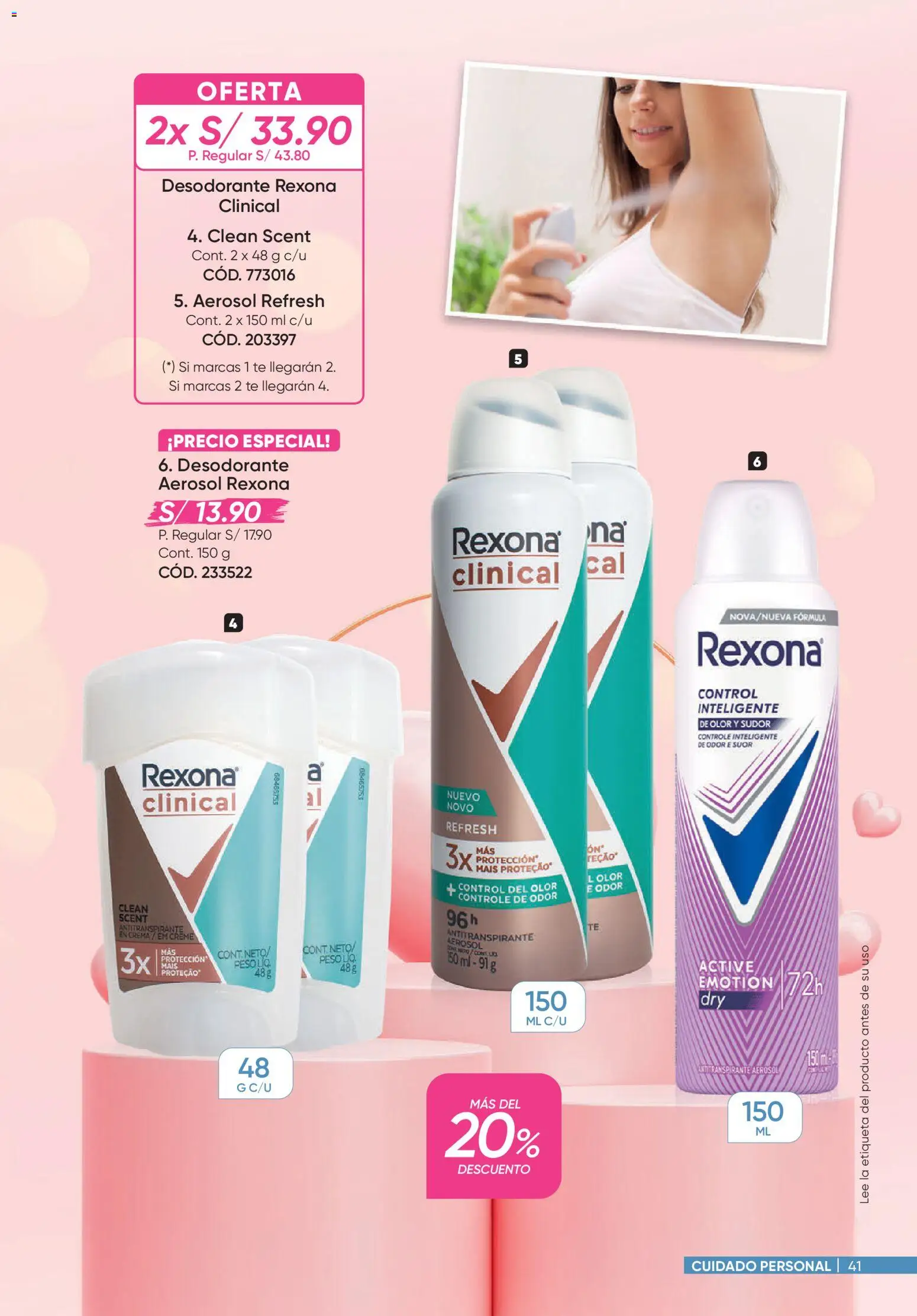 Catálogo Azzorti válido desde 31/08/2026 | Página: 41 | Productos: Desodorante, Antitranspirante, Crema, Peso