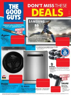 Preview of The Good Guys Don't Miss These Deals - valid from 03/09/2026 | Page: 13 | Products: Door, Tv, Camera, Smart tv