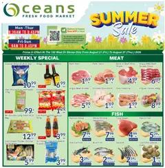 Preview of Oceans weekly flyer - Brampton from shop Oceans valid from Aug 21, 2026