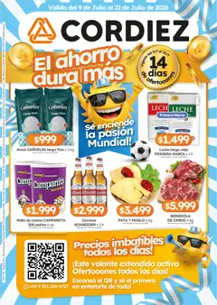 Vista previa Cordiez ofertas válido desde el 09/07/2026