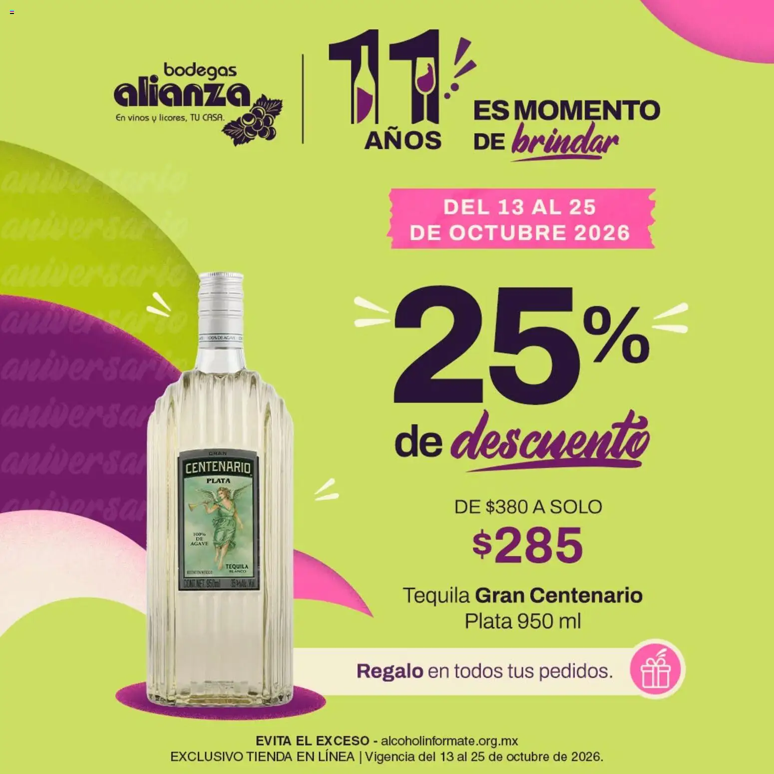Nuevas ofertas de Bodegas Alianza válidas en toda la República Mexicana desde el 13/10/2026. ¡Encuentra las mejores ofertas en Bodegas Alianza catálogo Es momento de brindar! | Página: 2