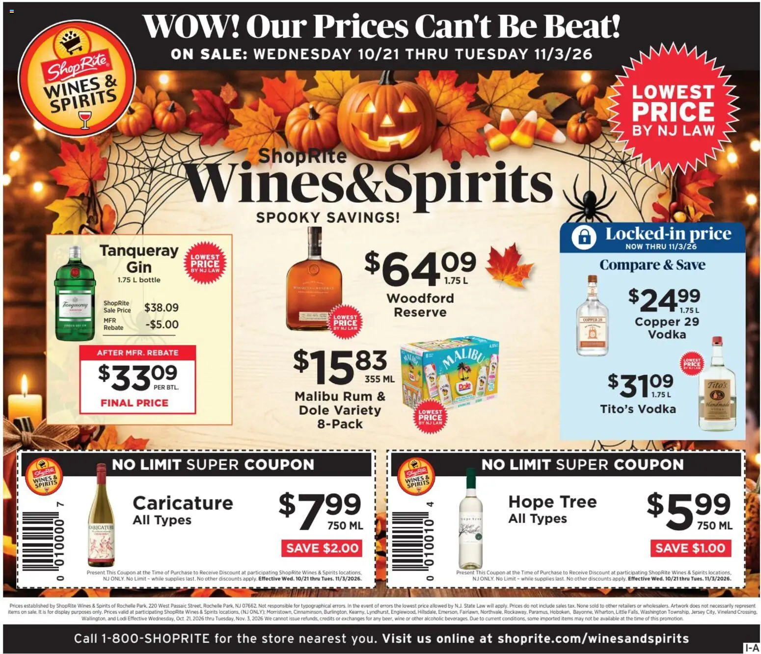 ShopRite Wine & Spirits - valid from 10/21/2026 | Page: 1
