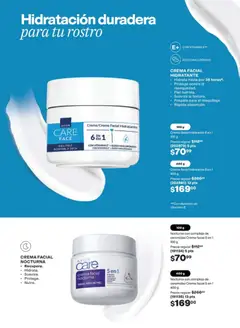 Vista previa de CREMA FACIAL HIDRATANTE, Hidrata hasta por 36 horas*. Protege contra la resequedad. Piel nutrida. Suaviza la textura. Prepara para el maquillaje. Rápida absorción., nuevo folleto de la tienda, válido en México a partir del 08.05.2026 | Página: 142 | Productos: Crema