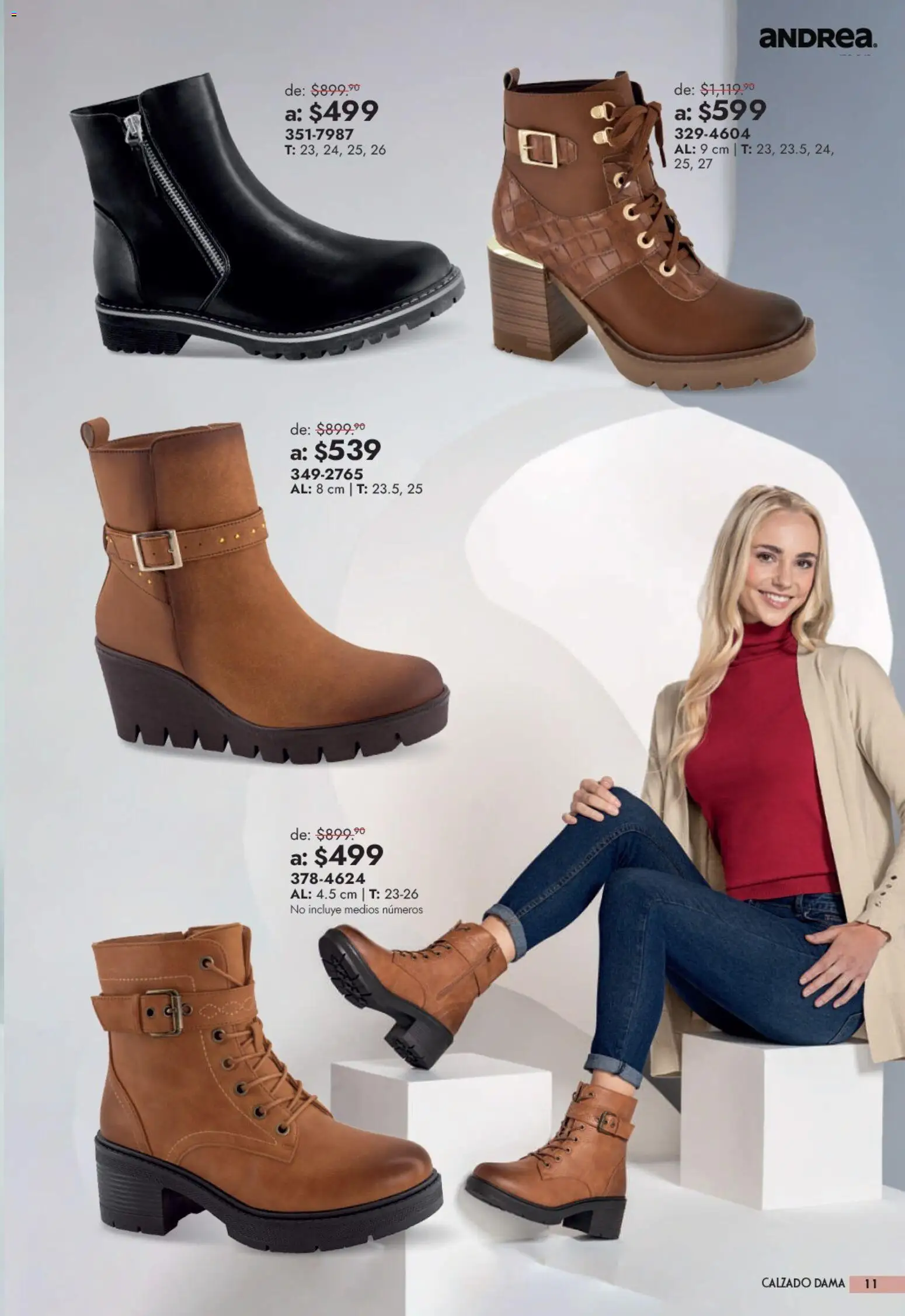 Nuevas ofertas de Andrea válidas en toda la República Mexicana desde el 13/09/2026. ¡Encuentra las mejores ofertas en Andrea catálogo Outlet! | Página: 11