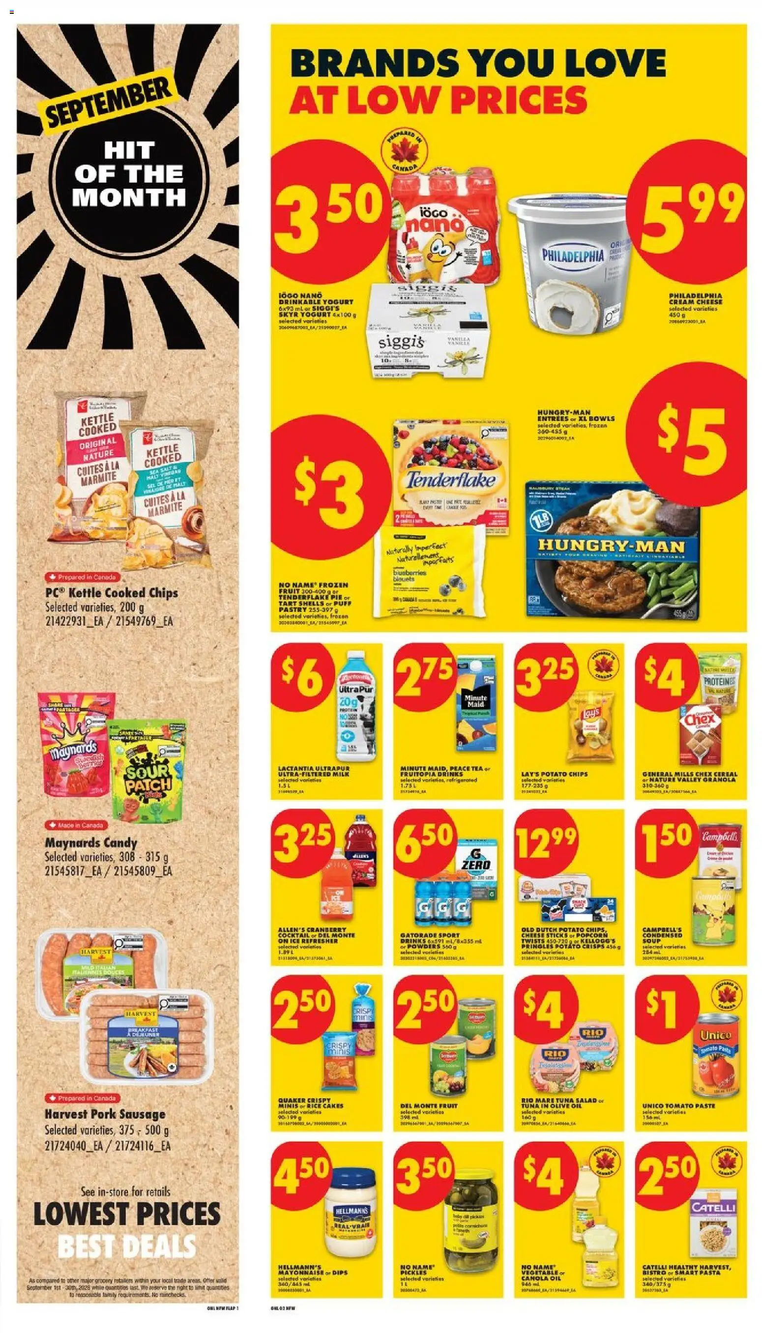 No Frills flyer valid from Sep 24, 2026 | Page: 7 | Products: Skyr, Kettle, Steak, Crisps