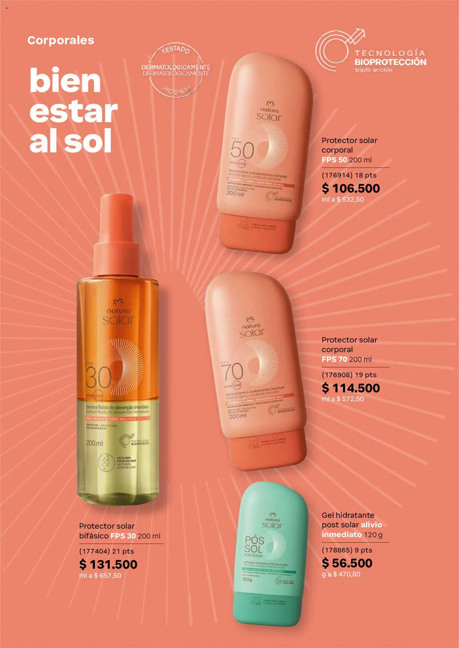 Natura revista - valida desde el 22/07/2026 | Página: 137 | Productos: Uva, Protector solar