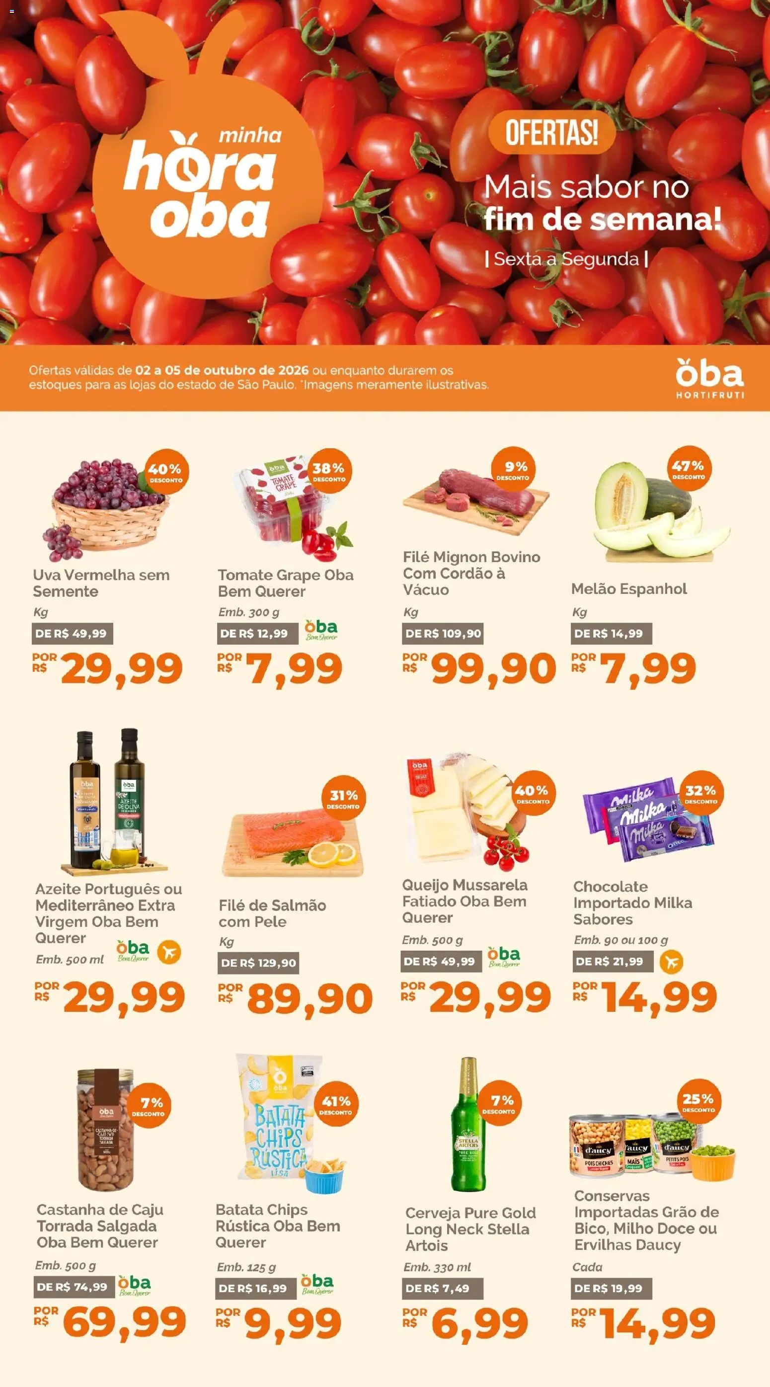 Oba Hortifruti Folheto - válido de 02/10/2026 | Página: 1