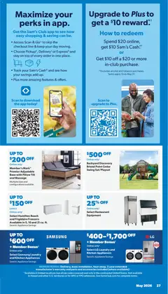 Preview of Sam's Club weekly ads valid from 29.04.2026 | Page: 27