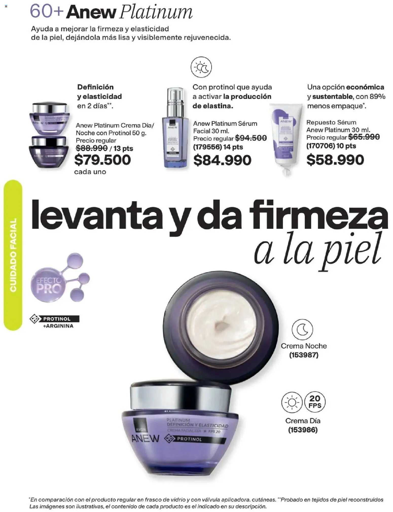 Avon revista - valida desde el 29/07/2026 | Página: 106 | Productos: Crema, Frasco, Serum, Válvula