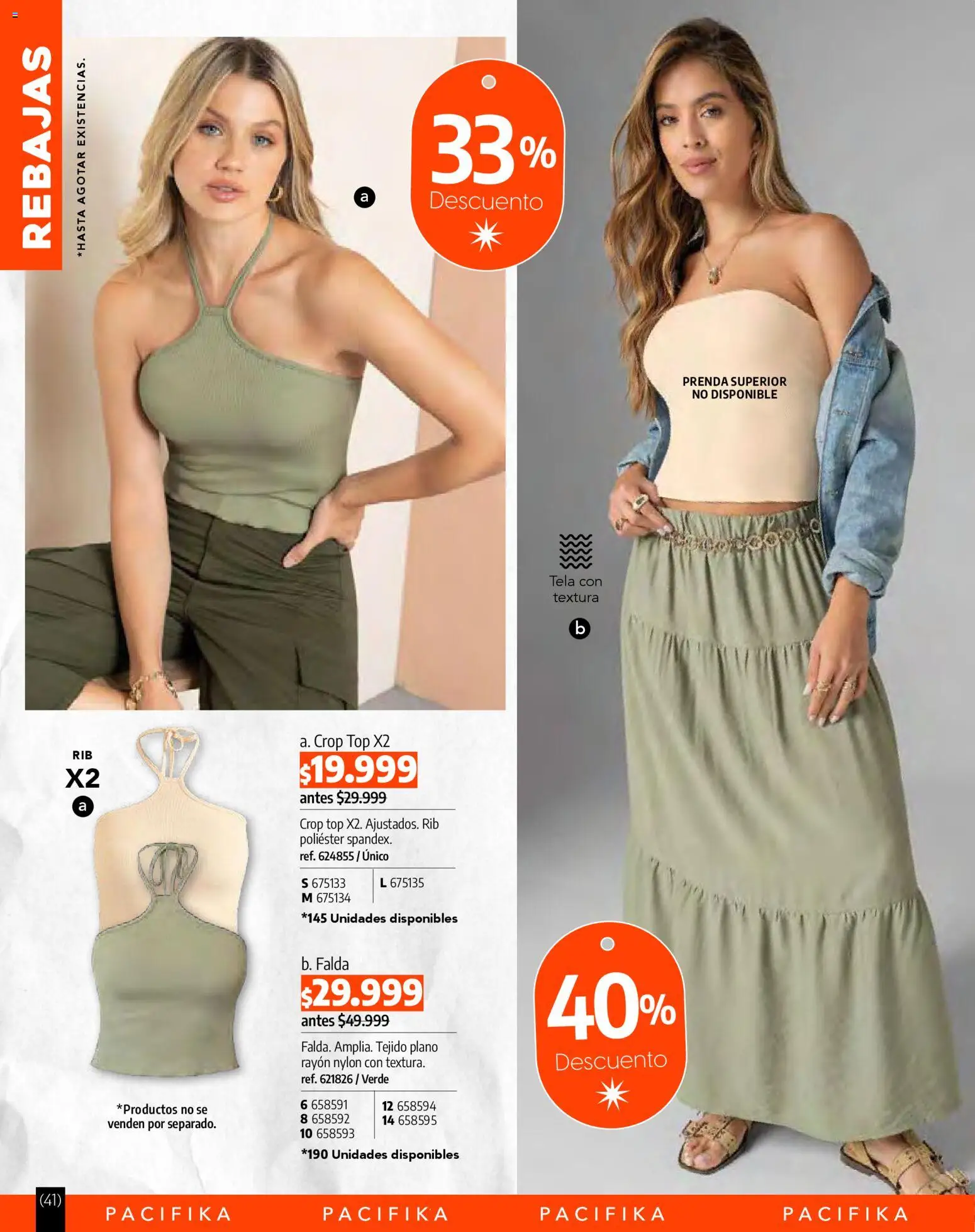 Pacifika revista - valida desde el 01.03.2026 | Página: 264 | Productos: Falda, Top