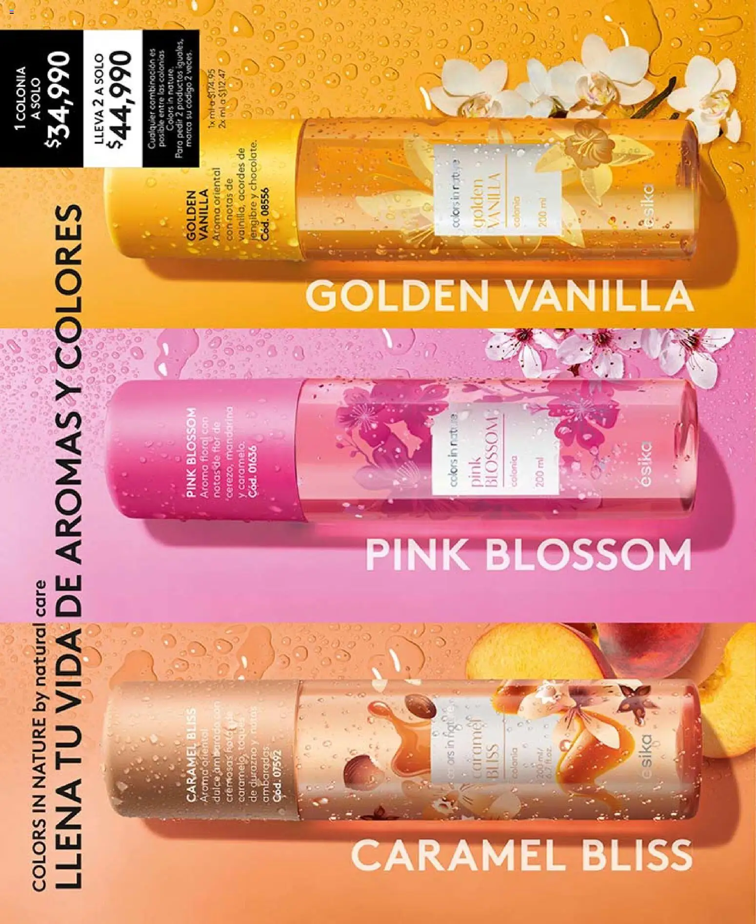 Ésika revista - valida desde el 17/07/2026 | Página: 44 | Productos: Combinación, Durazno, Chocolate