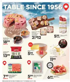 Preview of Longo's weekly flyer / circulaire from shop Longo's valid from Jul 2, 2026 | Page: 9 | Products: Table, Milk, Cheese, Chicken