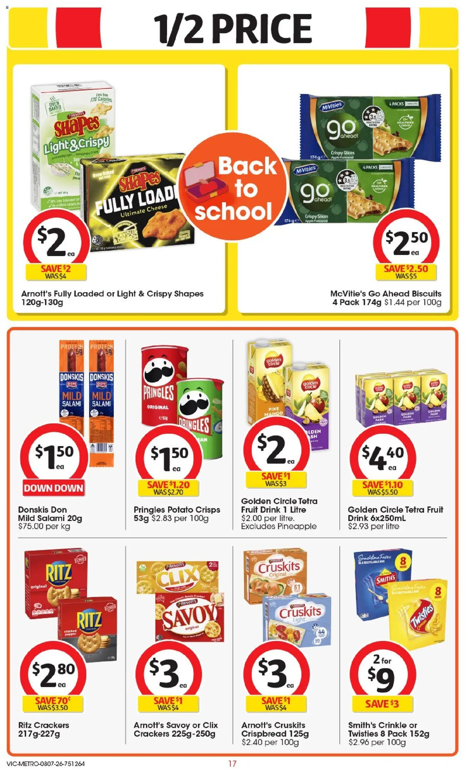 Coles catalogue - valid from 08/07/2026 | Page: 17 | Products: Salami, Pineapple, Mango, Oven