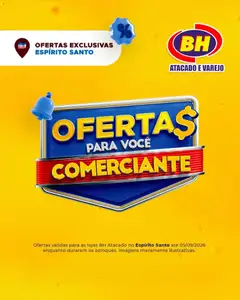 Supermercados BH ofertas Comerciante - Pré-Visualização do folheto da loja Supermercados BH, válido de 31/08/2026