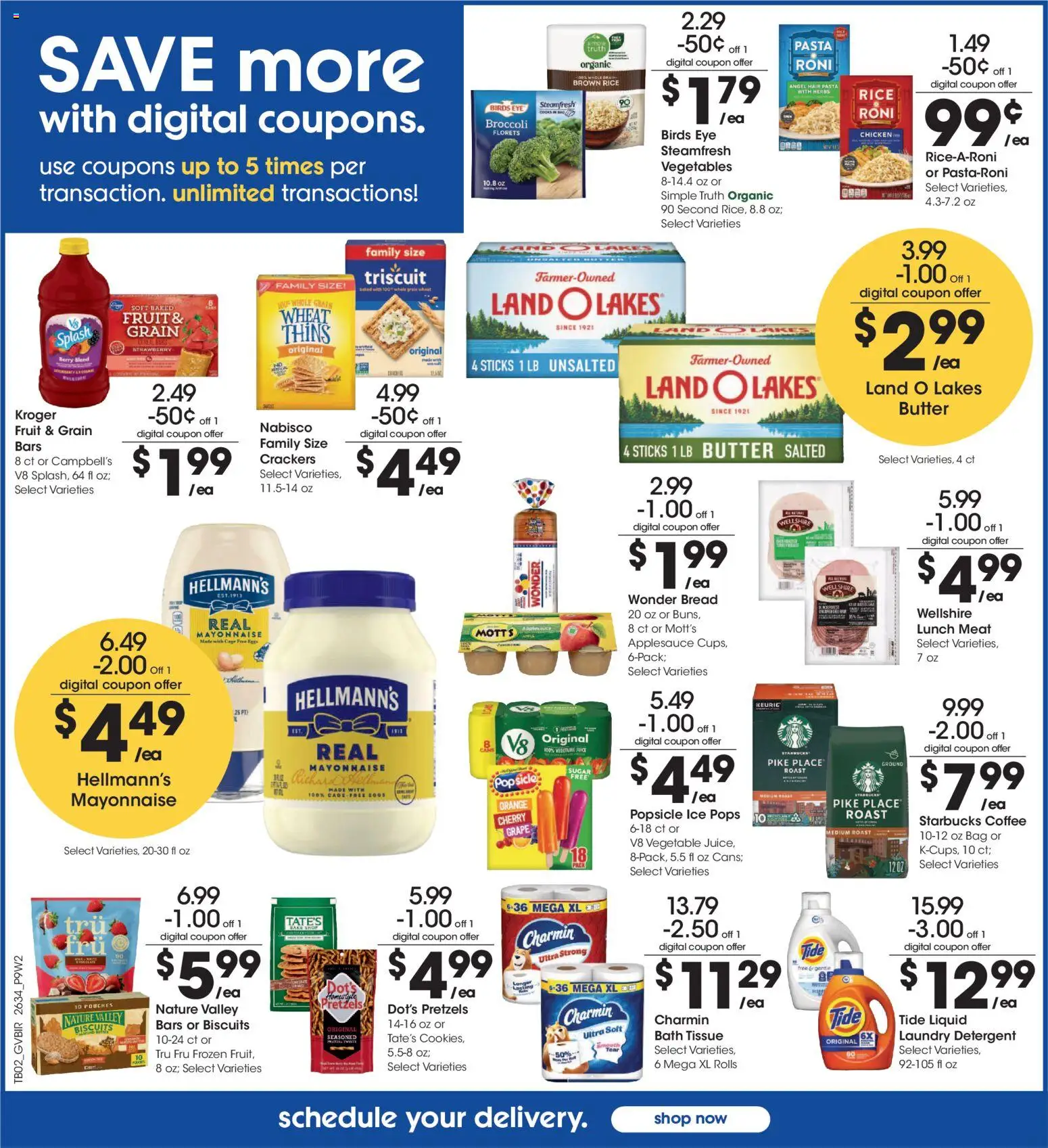 Kroger Ad - valid from 09/23/2026 | Page: 3 | Products: Juice, Detergent, Vegetables, Fruit