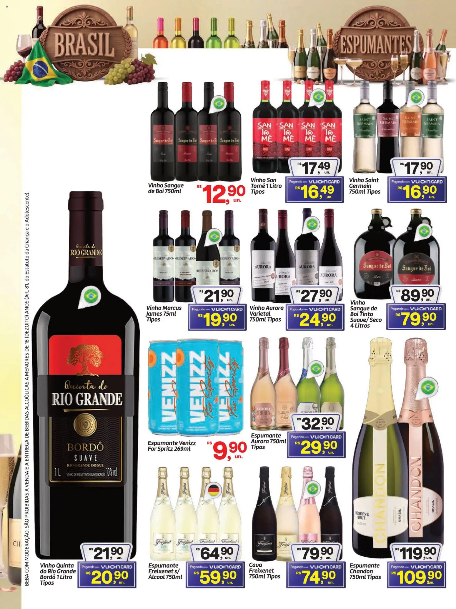 Fort Atacadista Folheto - válido de 16.06.2026 | Página: 8 | Produtos: Espumante, Vinho