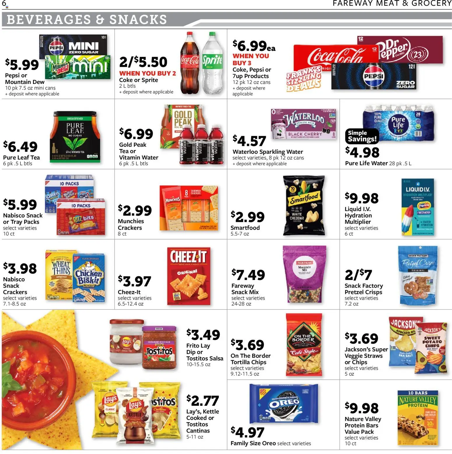 Fareway Weekly Ad - valid from 07/27/2026 | Page: 6 | Products: Vitamin, Tea, Avocado, Kettle